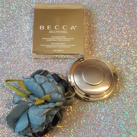 💙🧚‍♀️Becca x Jaclyn Hill DISCONTINUED Champagne Splits Blush NWT - Picture 7 of 8